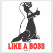 ハチミアナグマ、ボス シール (シート)