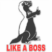 ハチミアナグマ、ボス シール (正面)