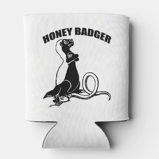 ハチミアナグマ 缶クーラー (裏面)