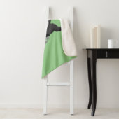 ハチミツおもしろいバジャー漫画イラストレーション シェルパブランケット (インサイチュ)