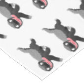 ハチミツおもしろいバジャー漫画イラストレーション テーブルクロス (アングル)