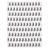 ハチミツおもしろいバジャー漫画イラストレーション テーブルクロス (正面)