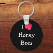 ハチミツが大好き キーホルダー (正面)