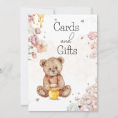 ハチミツが登場 – カードとギフトサイン (正面)