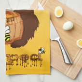 ハチミツで浸す キッチンタオル (四つ折り)