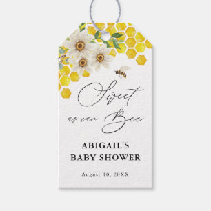 ハチミツとデイジーは甘いCan Bee Baby Shower ギフトタグ
