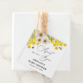 ハチミツとデイジーは甘いCan Bee Baby Shower フェイバータグ (インサイチュ)