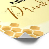 ハチミツとドリンク ポスター (角)