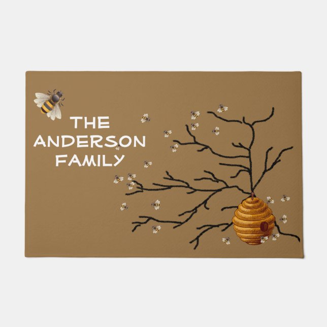 ハチミツとハイブカスタム、 ドアマット (正面)