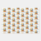 ハチミツとハニカムベビーシャワー ラッピングペーパーシート (正面2)