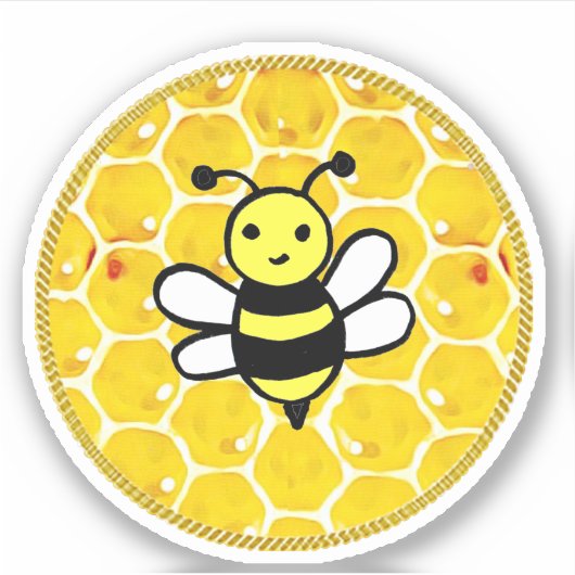 ハチミツとハニカム シール (正面)