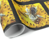 ハチミツとヒマワリ ラッピングペーパー (ロールコーナー)