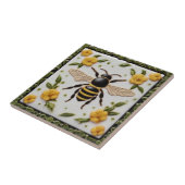 ハチミツと甘い黄色の花フローラ タイル (側面)