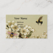 ハチミツと野生バラモノグラムパール 名刺 (正面)