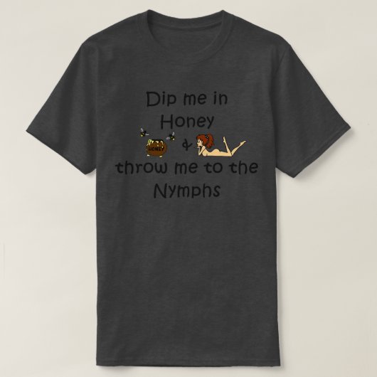 ハチミツに浸して Tシャツ (デザイン正面)