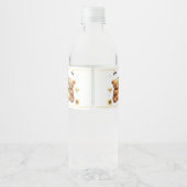 ハチミツのまわりに黄男女兼用色ベビーシャワー ペットボトルラベル (裏面)