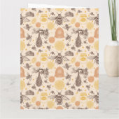 ハチミツのように優しいベイビーシャワーのお礼カード サンキューカード (裏面)