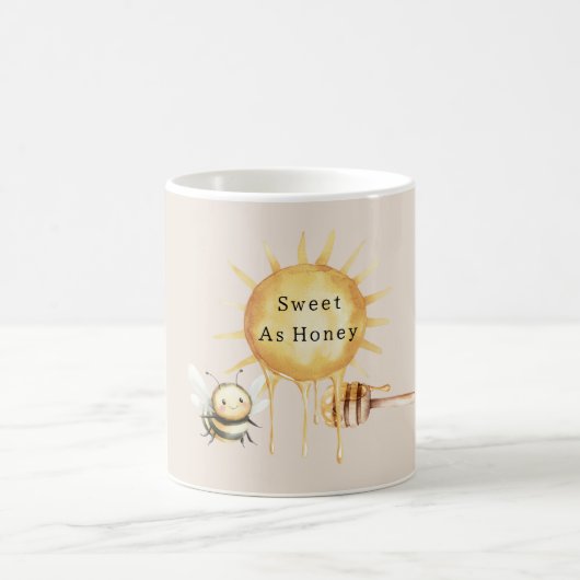 ハチミツのように甘い太陽の蜂 コーヒーマグカップ (中央)