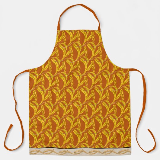 ハチミツのイナゴがエプロンに エプロン (正面)