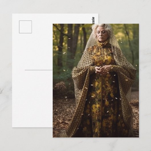 ハチミツの女神 ポストカード (正面/裏面)