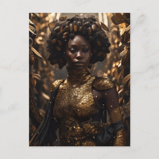 ハチミツの女神 ポストカード (正面)