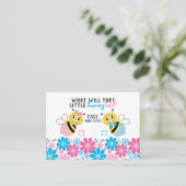 ハチミツの投票カード 名刺 (スタンド正面)