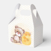 ハチミツの瓶テディベアbearly waitベビーシャワー フェイバーボックス (裏面サイド)