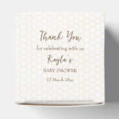 ハチミツの瓶テディベアbearly waitベビーシャワー フェイバーボックス (上部)