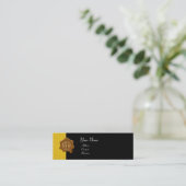 ハチミツの茶色のワックスシール/蜂蜜の泥棒のキューピッド スキニー名刺 (スタンド正面)