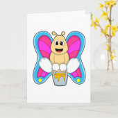 ハチミツの蝶 カード (黄色い花)