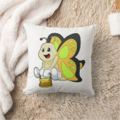 ハチミツの蝶 クッション (ブランケット)