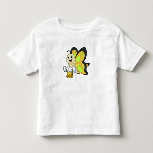 ハチミツの蝶 トドラーTシャツ (正面)