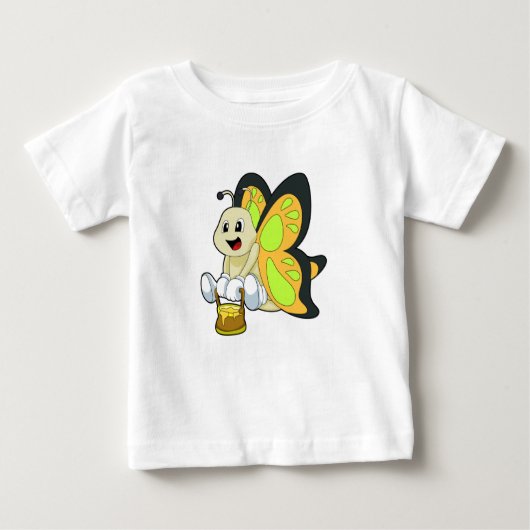 ハチミツの蝶 ベビーTシャツ (正面)