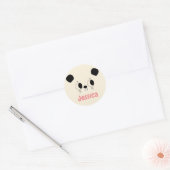 ハチミツよくはしゃぐベアのスライド ラウンドシール (封筒)