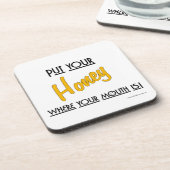 ハチミツを口の中に置く – Coasters コースター (左側)