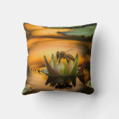 ハチミツバチオンフラワー クッション (裏面)