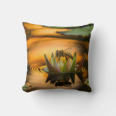 ハチミツバチオンフラワー クッション (正面)