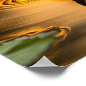 ハチミツバチオンフラワー ポスター (角)