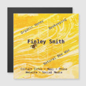 ハチミツバチ六角絵を描混合テクスチカスタムャ文字 (正面/裏面)