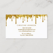 ハチミツフェイクグリッター蜂 名刺 (裏面)