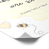 ハチミツベビーは甘いトリートベビーシャワー ポスター (角)