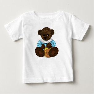 ハチミツポットベアチャイルドTシャツ(ティー) ベビーTシャツ