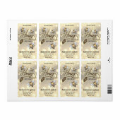 ハチミツモダンビーのエレガントハチミツの瓶ラベル ラベル (フルシート)