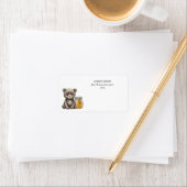 ハチミツ入りの可愛いクマ ラベル (インサイチュ)