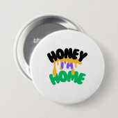 「ハチミツ家に帰った」 缶バッジ (正面&裏面)