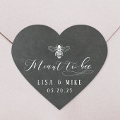 ハチミツ専用チョークボード結婚式の引き出物 ハートシール