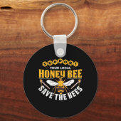 ハチミツ救ビー・ザ・ビー キーホルダー (正面)