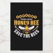 ハチミツ救ビー・ザ・ビー ワインラベル (シングルラベル)