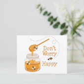 ハチミツ瓶 ポストカード (スタンド正面)