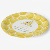 ハチミツ甘くてビーブシャワー ペーパープレート (アングル)